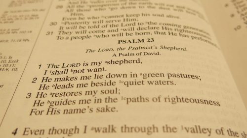 Psalm 23 The Lord Is My Shepherd