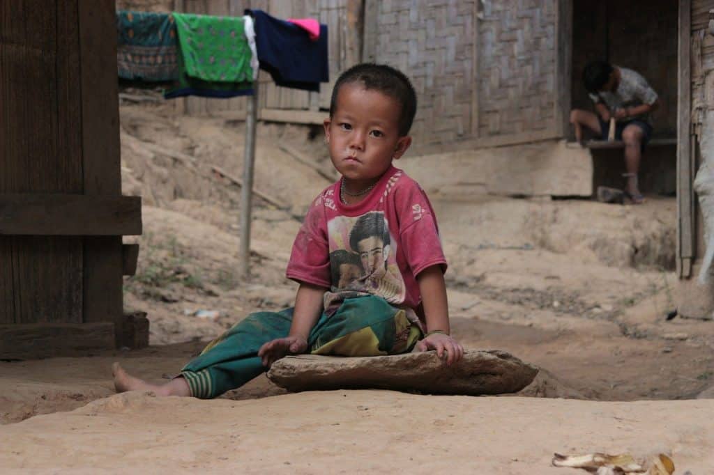 boy in poverty