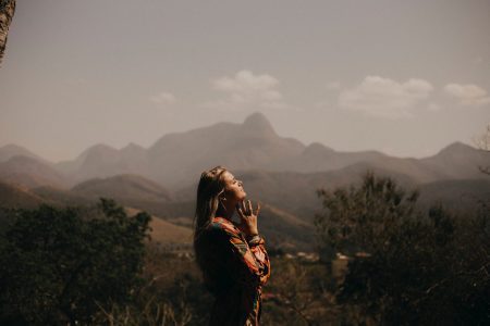 woman praying